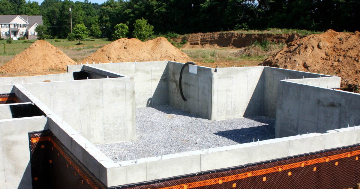 Заказать фундамент с подвалом Вязьма. Заказать под ключ цена от 3563 руб/м3