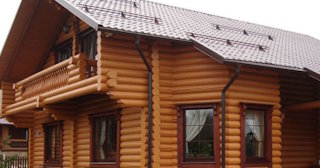 Строительство дома из оцилиндрованного бревна в Вязьме - от 132340 рублей